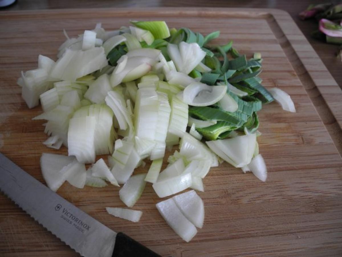 Vegan : Buntes Quinoa mit Zucchini - Spinat und Kokoschampignons - Rezept - Bild Nr. 7