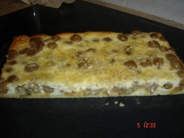 Stachelbeerkuchen mit Saure-Sahne-Guss - Rezept