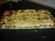 Stachelbeerkuchen mit Saure-Sahne-Guss - Rezept