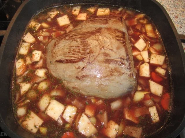 Geschmorte Hirschkeule - Rezept - Bild Nr. 8