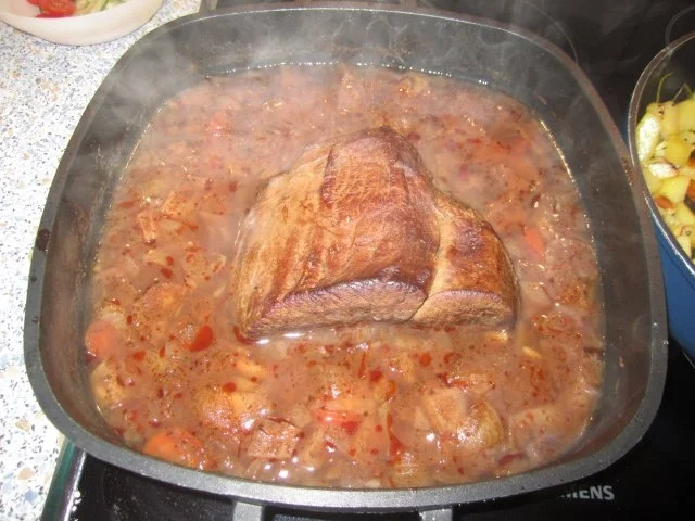 Geschmorte Hirschkeule - Rezept - Bild Nr. 9