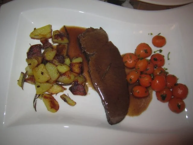 Geschmorte Hirschkeule - Rezept