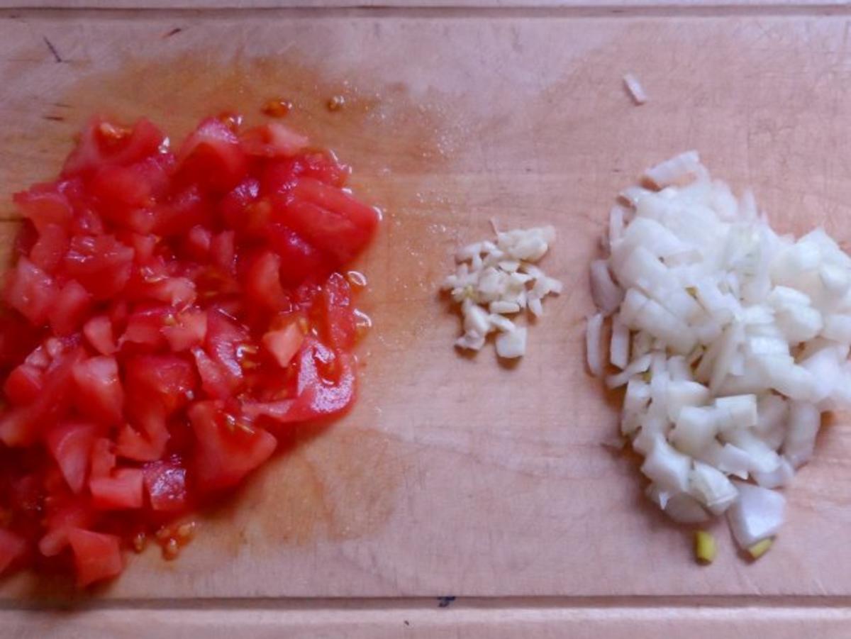Ofengerichte: Hackbraten-Schichtauflauf mit Tomatenreis & Paprika-Zucchini-Gemüse - Rezept - Bild Nr. 8