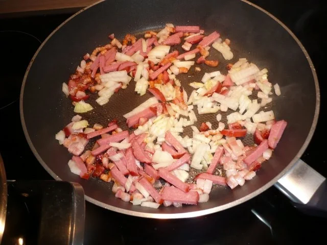 Rezept: Spaghetti - Pfanne - Italia Spaghetti - Pfanne - Italia - Rezept