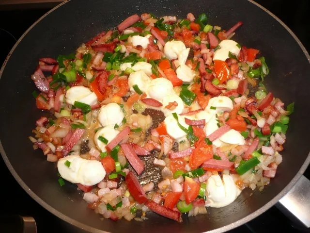 Rezept: Spaghetti - Pfanne - Italia Bild Nr. 2 Spaghetti - Pfanne - Italia - Rezept - Bild Nr. 2