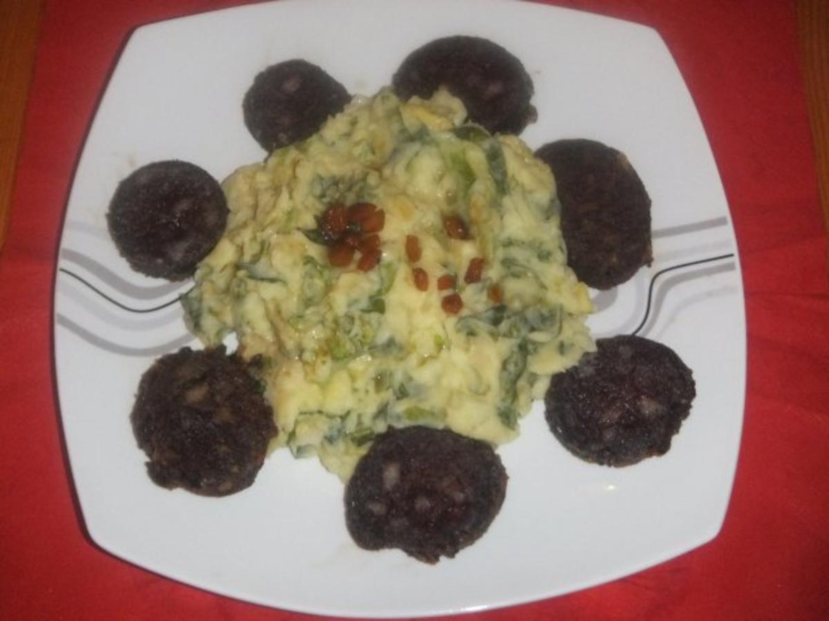 Endiviensalat Eintopf mit gebratener Blutwurst - einfach - 72 kcal/100g