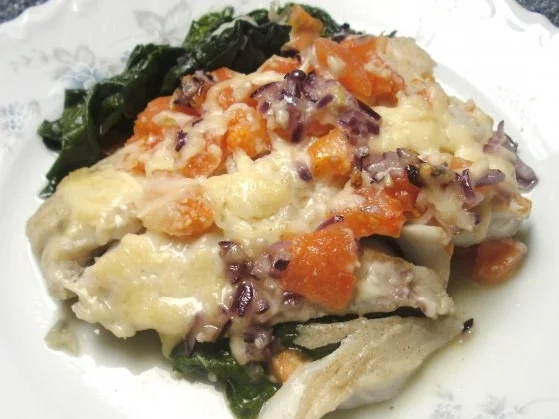 Fisch im Spinatbett - Rezept