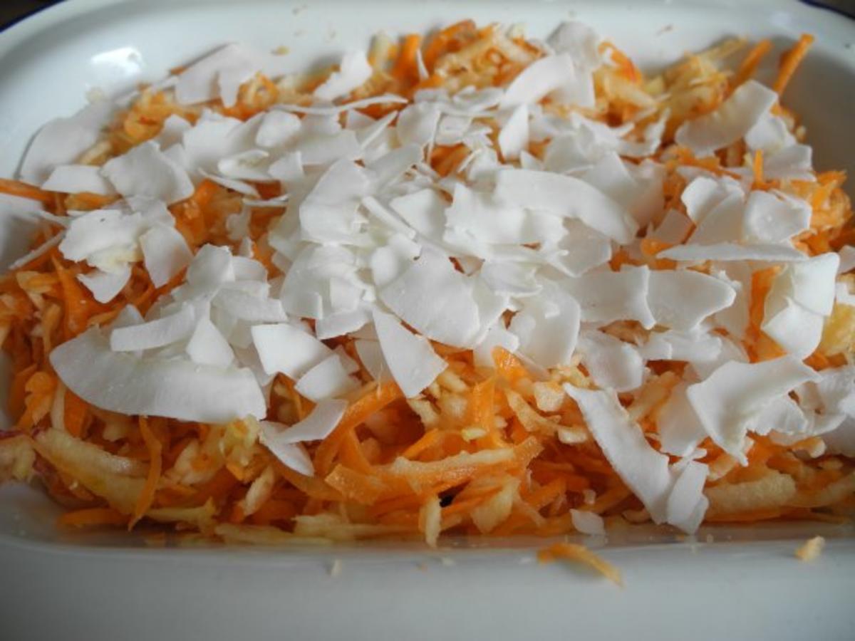 Vegan : Kartoffel - Karottenbratling dazu Salate - Rezept - Bild Nr. 6