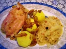 Haxe auf Sauerkraut ... - Rezept