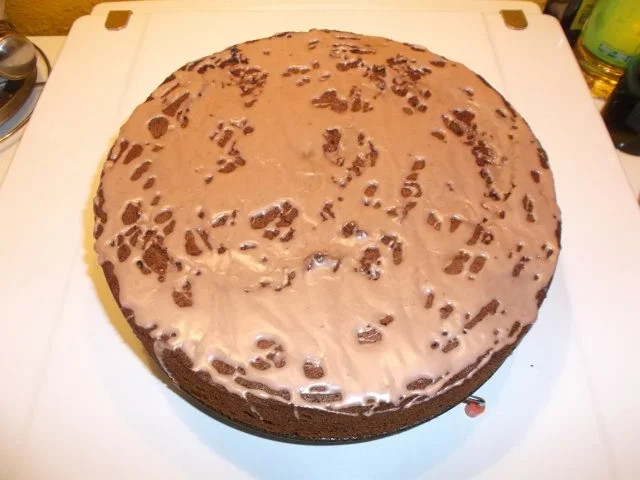 Rezept: Kuchen: Schoko-Rum-Nusskuchen Bild Nr. 21 Kuchen: Schoko-Rum-Nusskuchen - Rezept - Bild Nr. 21