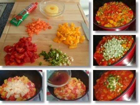 Rezept: -`❊´- Buntes süß-sauer Gemüse auf chinesische Art -`❊´- Bild Nr. 5 -`❊´- Buntes süß-sauer Gemüse auf chinesische Art -`❊´- - Rezept - Bild Nr. 5