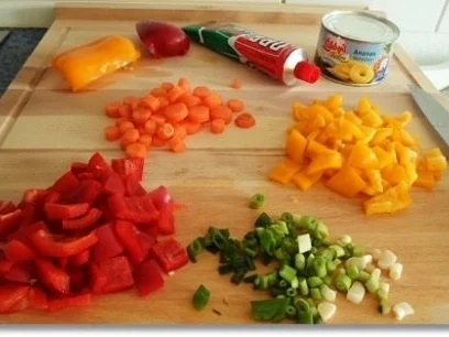 Rezept: -`❊´- Buntes süß-sauer Gemüse auf chinesische Art -`❊´- Bild Nr. 3 -`❊´- Buntes süß-sauer Gemüse auf chinesische Art -`❊´- - Rezept - Bild Nr. 3