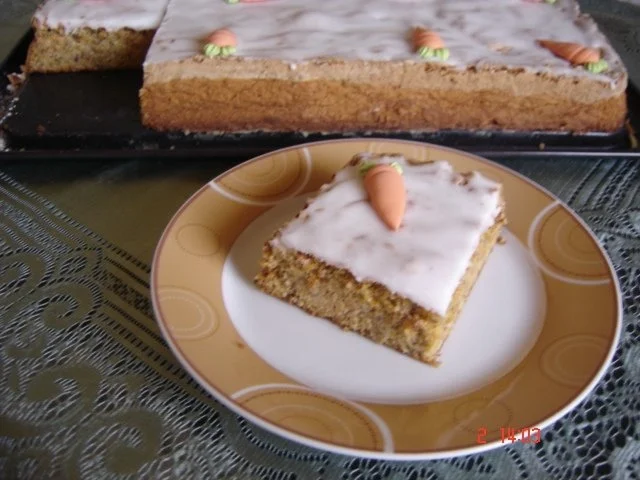 Möhren-Mandel-Blechkuchen - Rezept - Bild Nr. 2