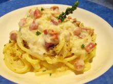 Spaghetti nach "Carbonara-Art" - Rezept