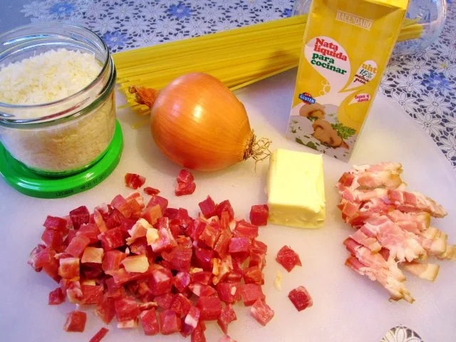 Spaghetti nach "Carbonara-Art" - Rezept - Bild Nr. 2