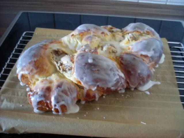 Hefe-Nußzopf - Rezept