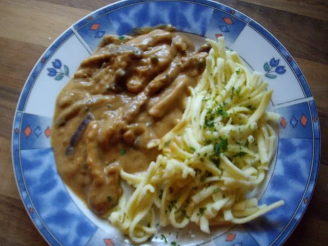 Rezept: pfefferrahm-geschnetzeltes pfefferrahm-geschnetzeltes - Rezept