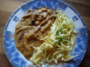 pfefferrahm-geschnetzeltes - Rezept