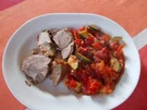 Geschmorte Putenoberkeule - Rezept