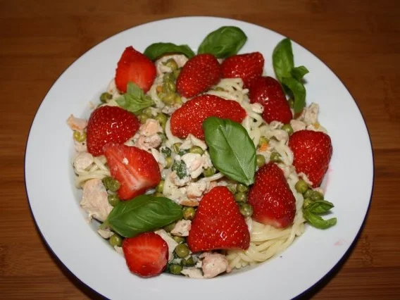 Erdbeer-Spaghetti - Rezept