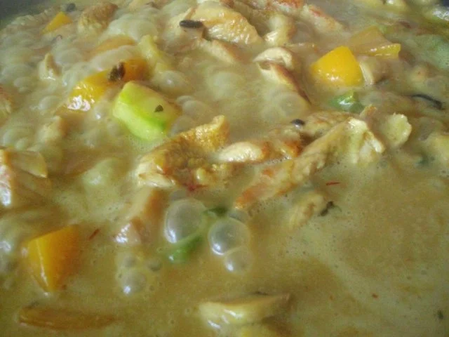 Putencurry mit Pfirsich - Rezept - Bild Nr. 8