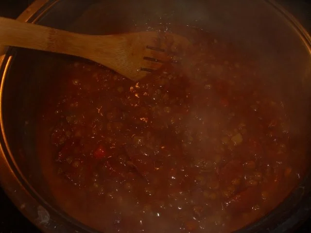 Rezept: Scharfe Linsensuppe mit Sucuk Bild Nr. 2 Scharfe Linsensuppe mit Sucuk - Rezept - Bild Nr. 2