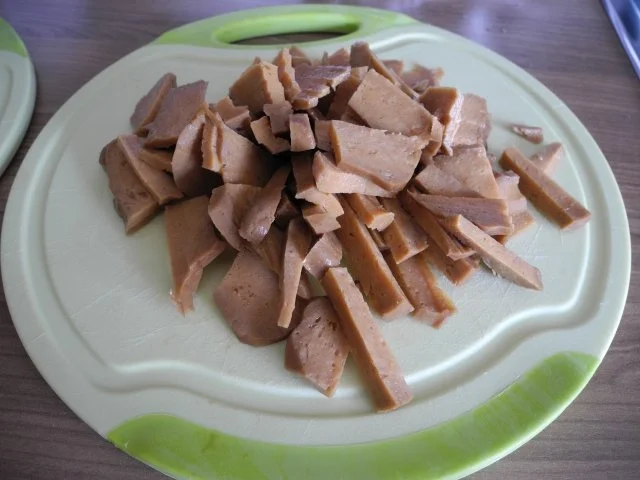 Vegan : Gyros + Kümmelsauerkraut + Möhren - Kartoffel - Pastinaken - Mix - Rezept - Bild Nr. 4