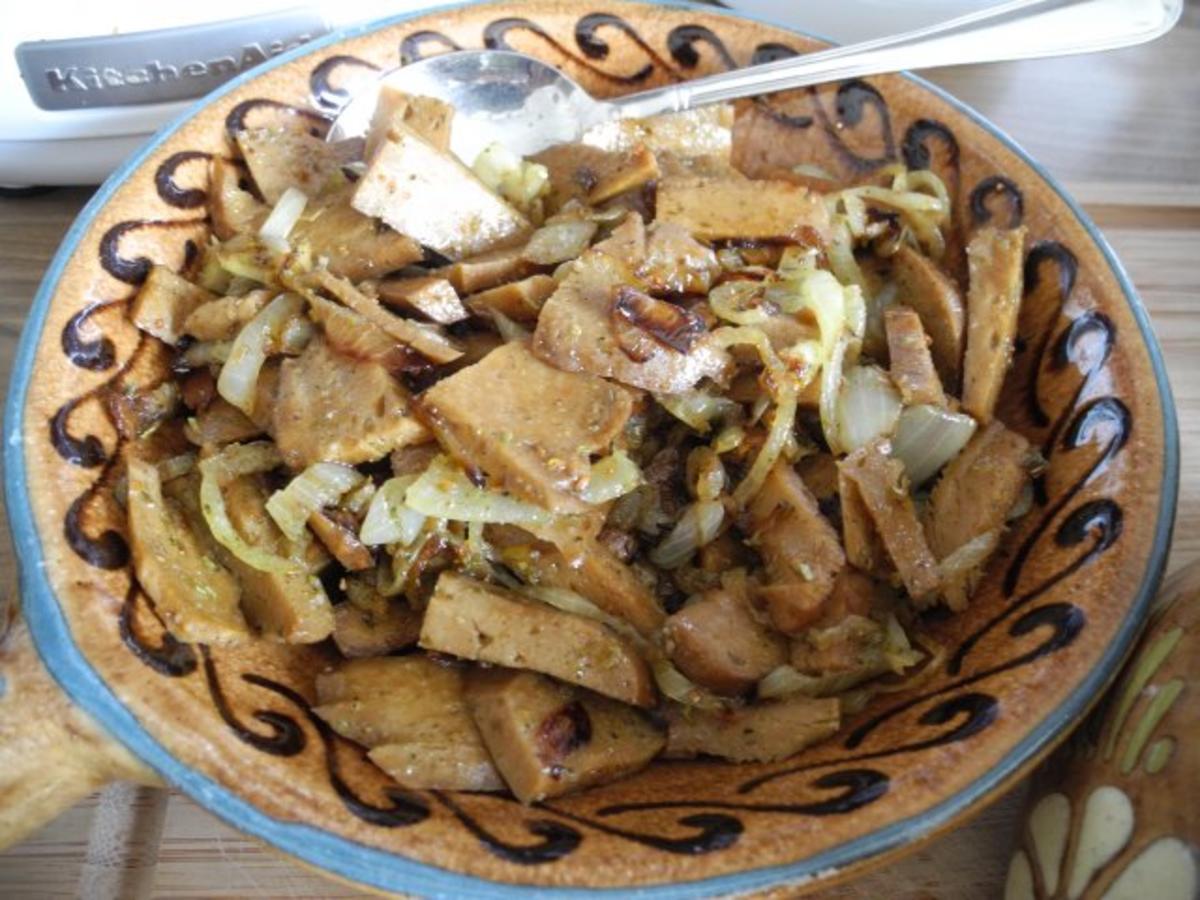 Vegan : Gyros + Kümmelsauerkraut + Möhren - Kartoffel - Pastinaken - Mix - Rezept - Bild Nr. 10