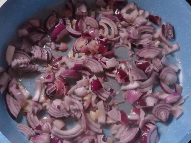 Tarte/Quiche: Balsamico-Zwiebel-Tarte mit Ziegenkäse und Tomaten - Rezept - Bild Nr. 4