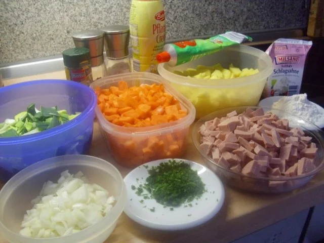 Fleischwurst-Möhren Topf - Rezept - Bild Nr. 2