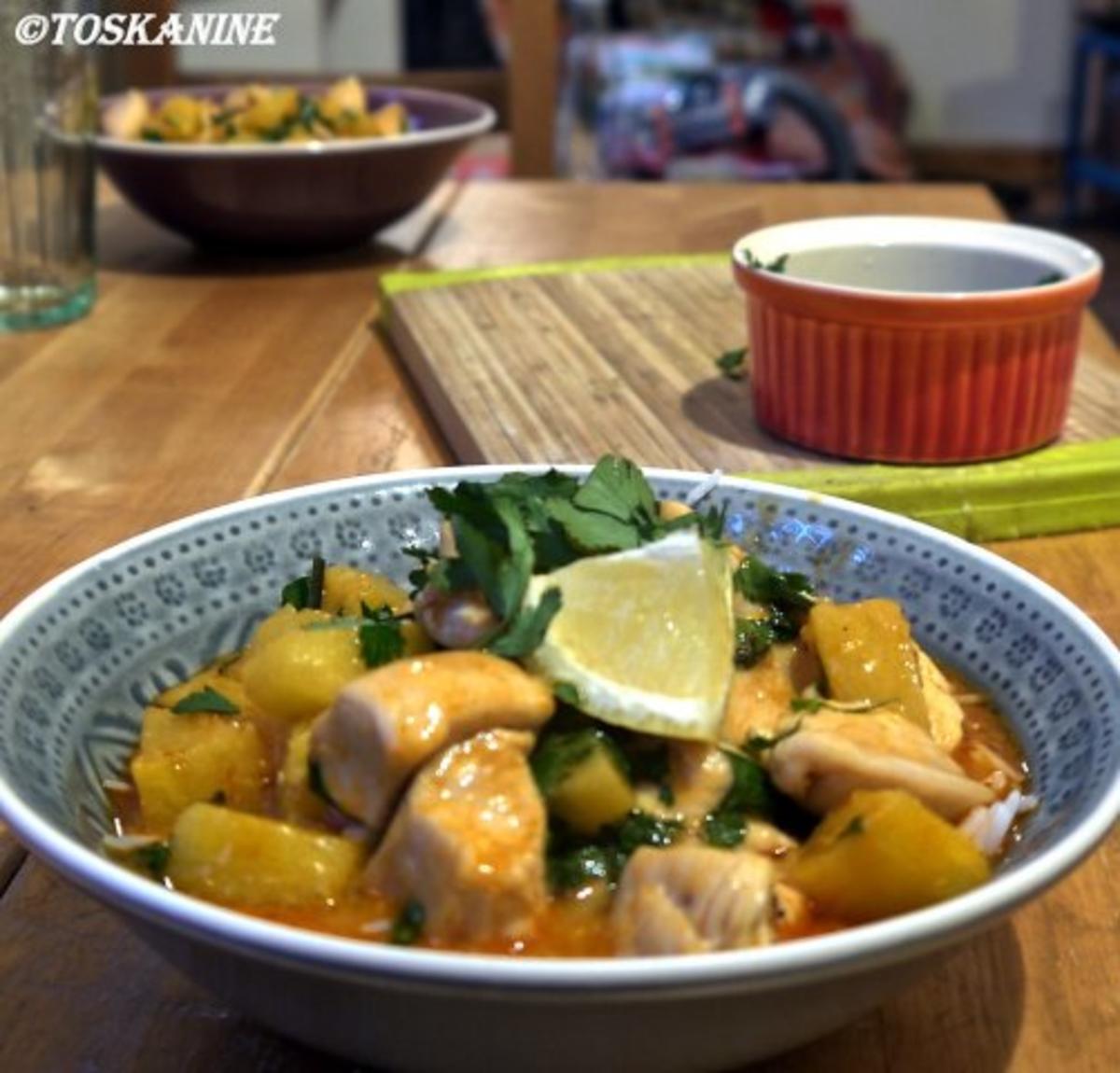 Thai-Curry mit Huhn und Ananas - Rezept - Bild Nr. 11