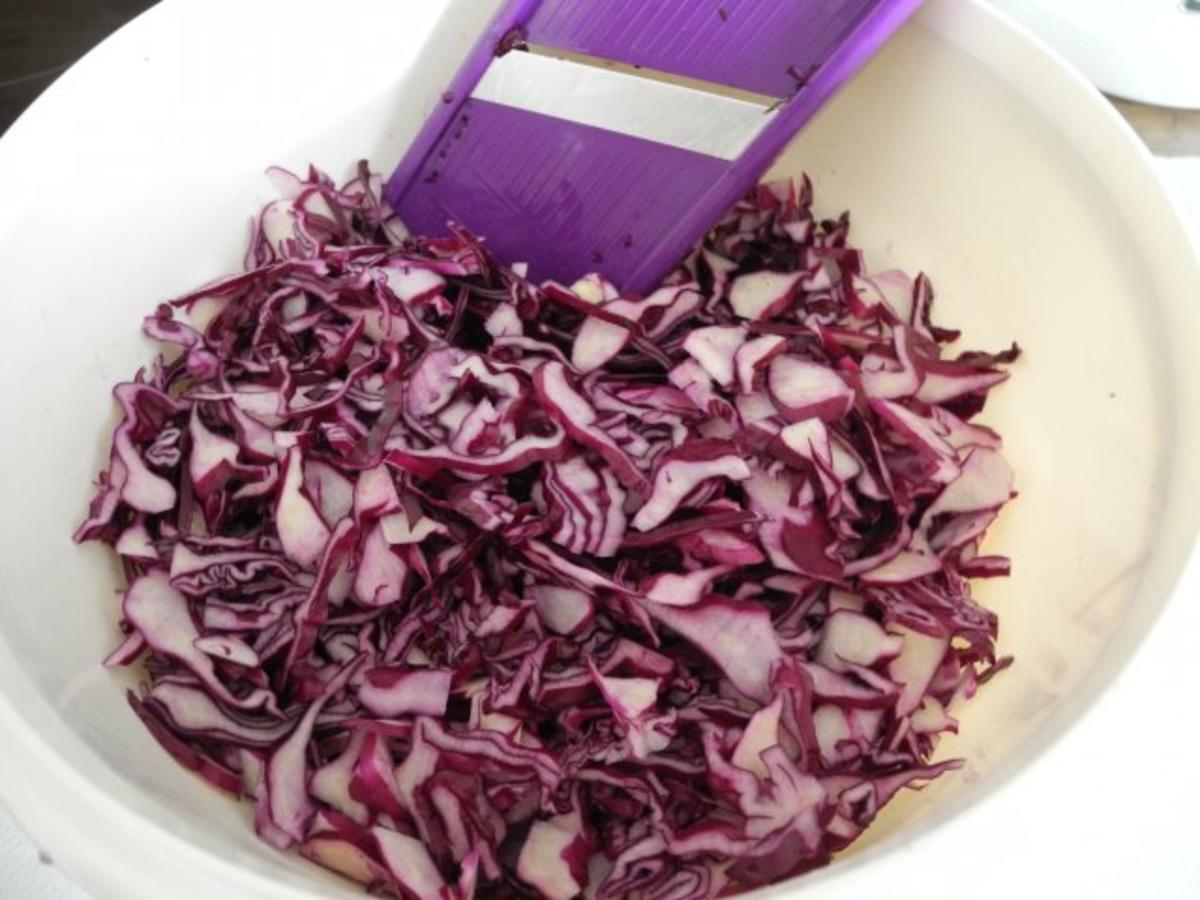 Vegan : Rotkohl - Rohkost - Salat - Rezept - Bild Nr. 2