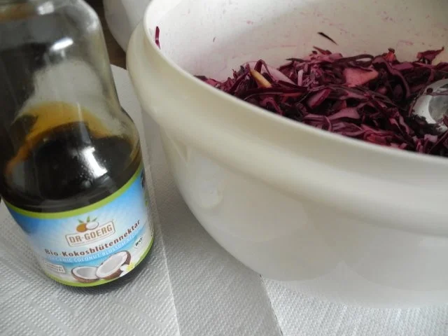 Vegan : Rotkohl - Rohkost - Salat - Rezept - Bild Nr. 6
