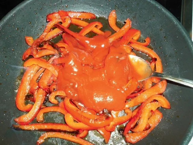 Hinterschinken mit Paprika und Ananas - Rezept - Bild Nr. 9