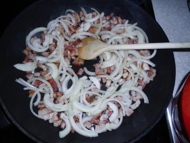 Zwiebel-Speck-Sauce - Rezept - Bild Nr. 7