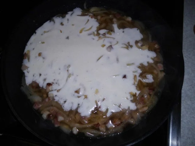 Zwiebel-Speck-Sauce - Rezept - Bild Nr. 9