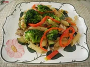 Vegan : Bunter Pasta - Topf - Rezept