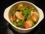 thailändisches Fischcurry mit Garnelen - Rezept