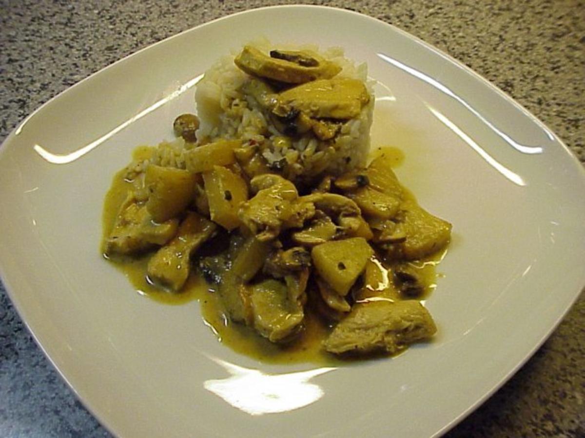 Hähnchencurry mit Ananas - Rezept