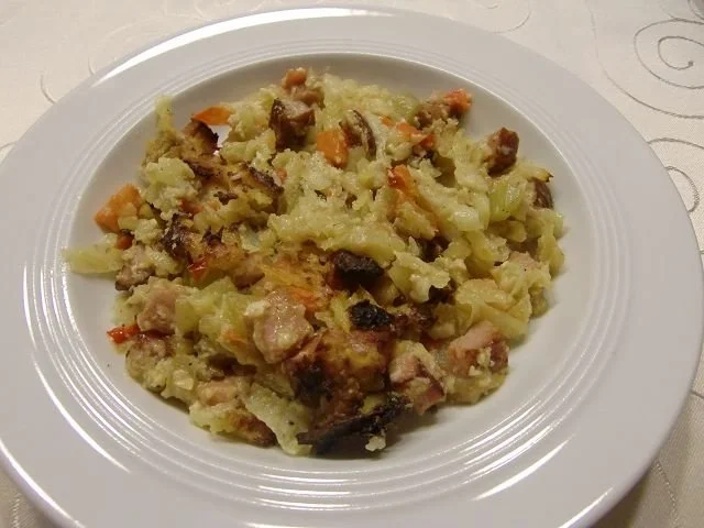Knuspriger Gemüse Kartoffelauflauf à la Heiko - Rezept
