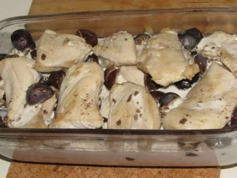 Hühnchen mit Kastanien á la Schelek - Rezept