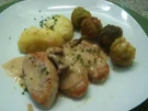Rezept: Putensteaks in einer Pfifferling-Whiskysoße Putensteaks in einer Pfifferling-Whiskysoße - Rezept