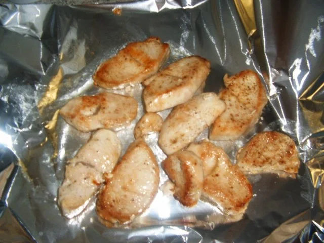 Rezept: Putensteaks in einer Pfifferling-Whiskysoße Bild Nr. 4 Putensteaks in einer Pfifferling-Whiskysoße - Rezept - Bild Nr. 4