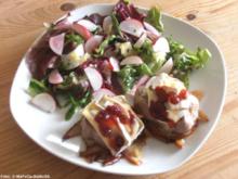 Überbackenes Schweinefilet - Rezept