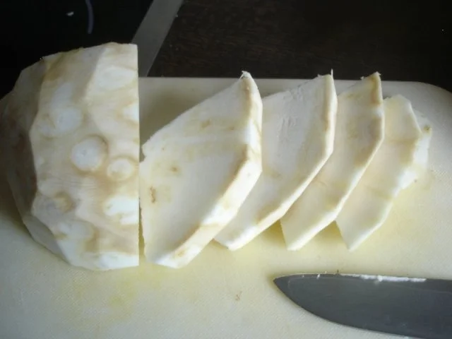 Leiterchen mit Sellerie-Kartoffelstampf und Rote Bete - Rezept - Bild Nr. 5