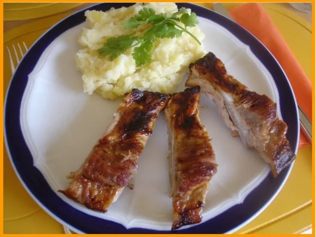 Leiterchen mit Sellerie-Kartoffelstampf und Rote Bete - Rezept