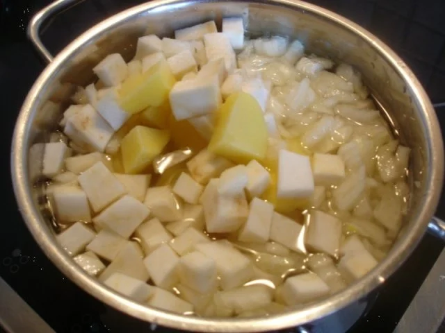 Leiterchen mit Sellerie-Kartoffelstampf und Rote Bete - Rezept - Bild Nr. 6