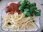 Vegan : Süß - Saure Sojastücke in Tomatensoße - Rezept