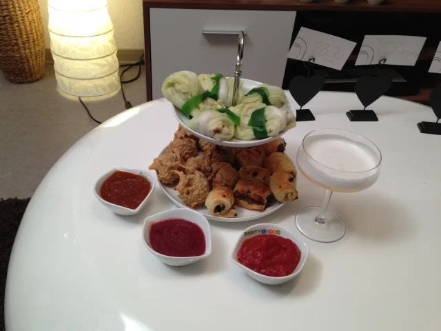 Rezept: Mini-Hackfleischröllchen Shiitake-Käse-Röllchen, Kabeljau-Miesmuschel-Klöschen Mini-Hackfleischröllchen Shiitake-Käse-Röllchen, Kabeljau-Miesmuschel-Klöschen - Rezept