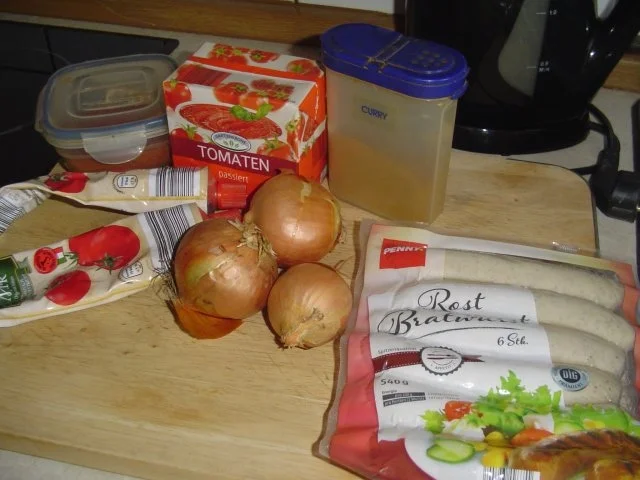 Rezept: Currywurst a la Mamma Bild Nr. 2 Currywurst a la Mamma - Rezept - Bild Nr. 2